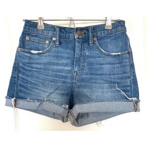 High Rise Madewell Denim Shorts